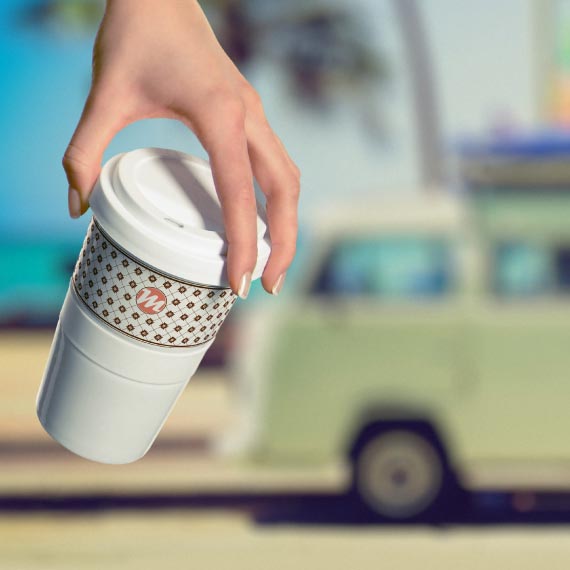 Coffee2go von Mahlwerck Porzellan, Becher und Tassen zum Bedrucken als Werbeartikel Visual